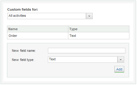 New Custom Fields Type