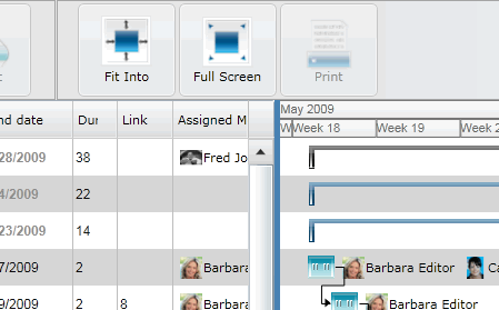 Interactive Gantt Chart