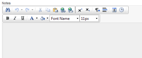 Easy Projects Rich Text Area