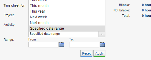 Custom Date Range