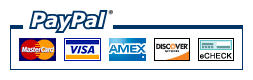 We accept major credit cards