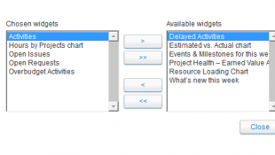 Widgets