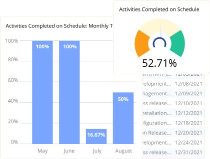 project performance report example