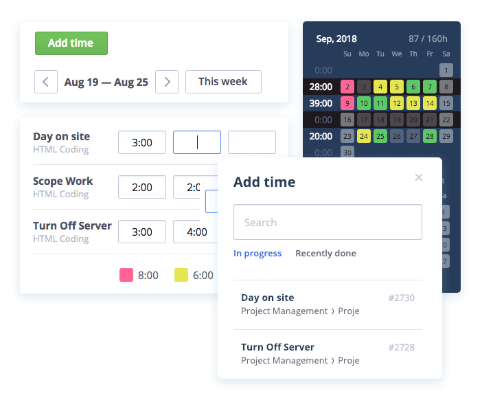 Adding Time Entry - Project Management Software - Easy Projects