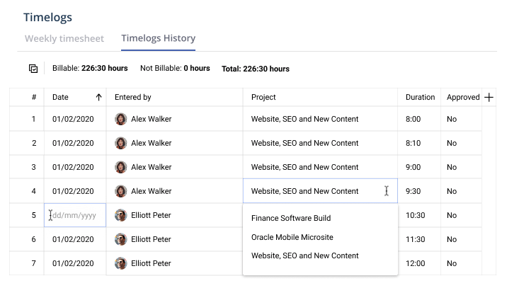 Approving Time Entry - Project Management Software - Easy Projects