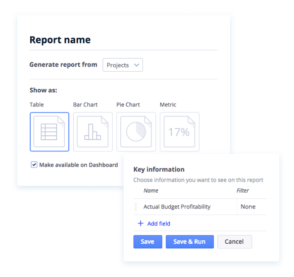 Custom Report Generator - Project Management Software - Easy Projects