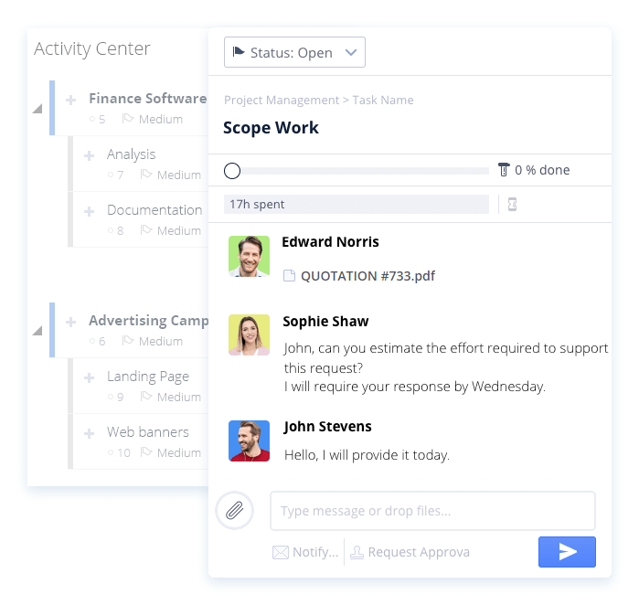 Messaging - Project Management Software - Easy Projects