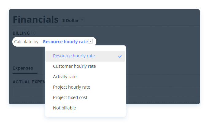 Project Billing - Easy Projects - Projects Management Software