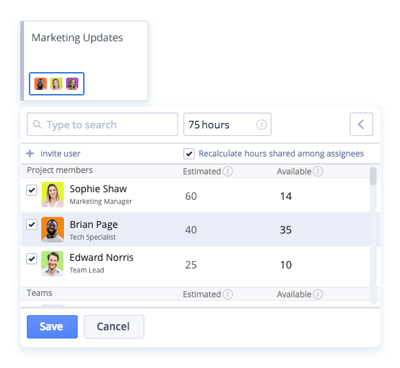 Resource Tracking