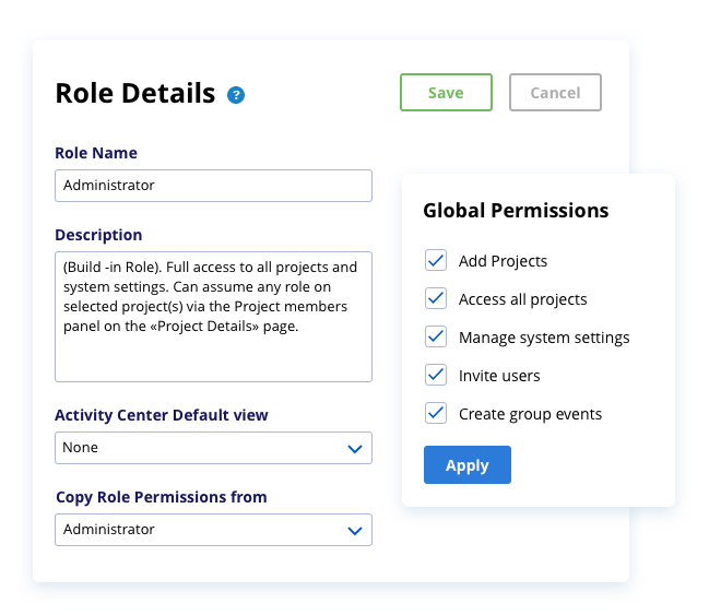 Project Level Permissions - Project Management Software - Easy Projects