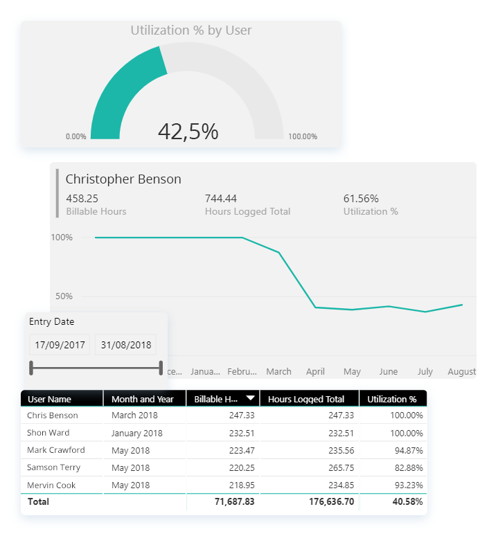 Time Log Reports - Project Management Software - Easy Projects