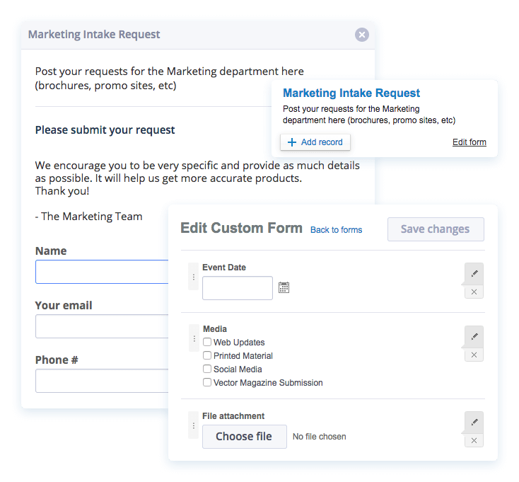 Create Your Own Form in 30 Seconds - Project Management Software - Easy Projects